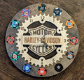 HD Round Clock Poker Chip Holder